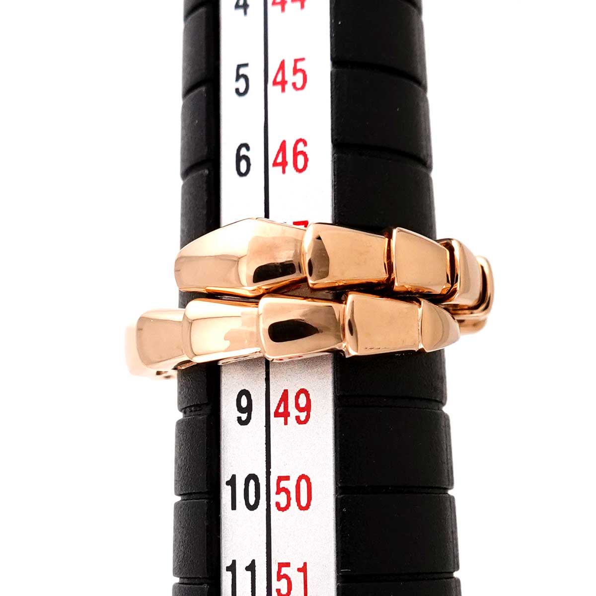 Serpenti Viper Ring 18K PG 750 sizeS 4.5(US)
