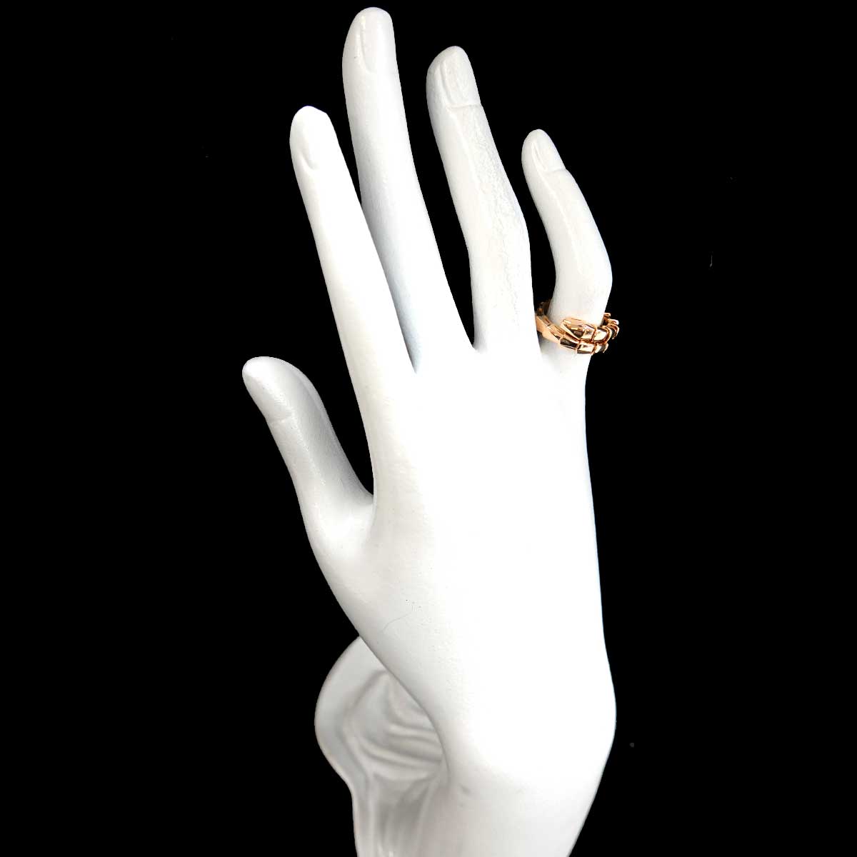 Serpenti Viper Ring 18K PG 750 sizeS 4.5(US)