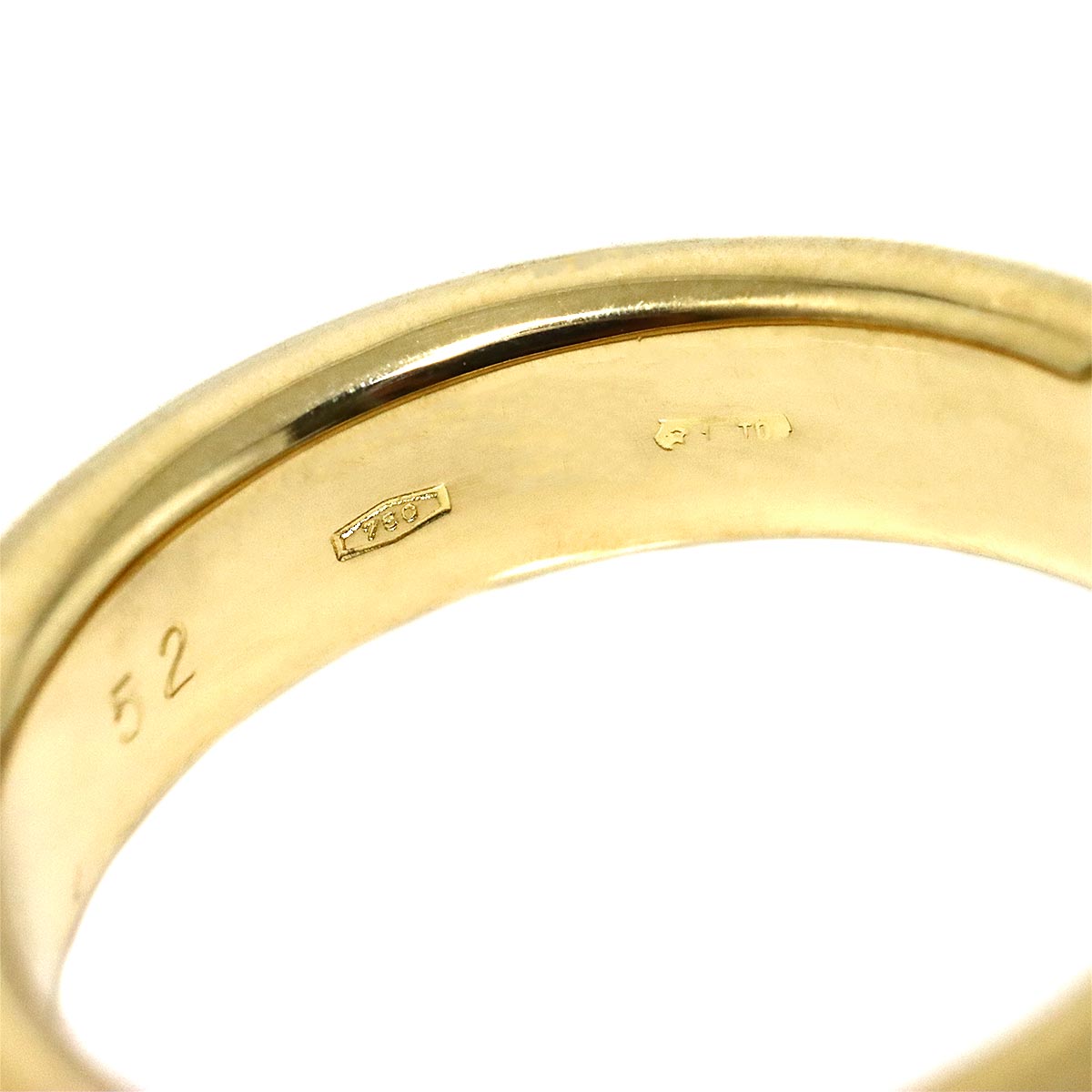 Thread Trinity Ring 18K YG WG PG 750 Size52 5.75-6(US)