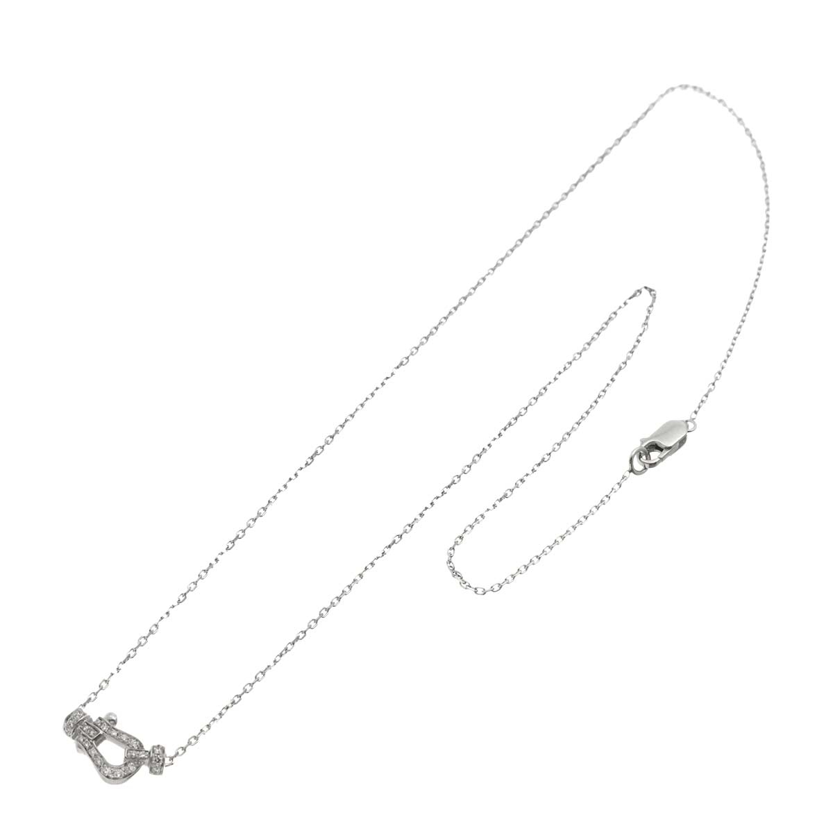 Force10 Diamond Necklace Small 18K White Gold 750