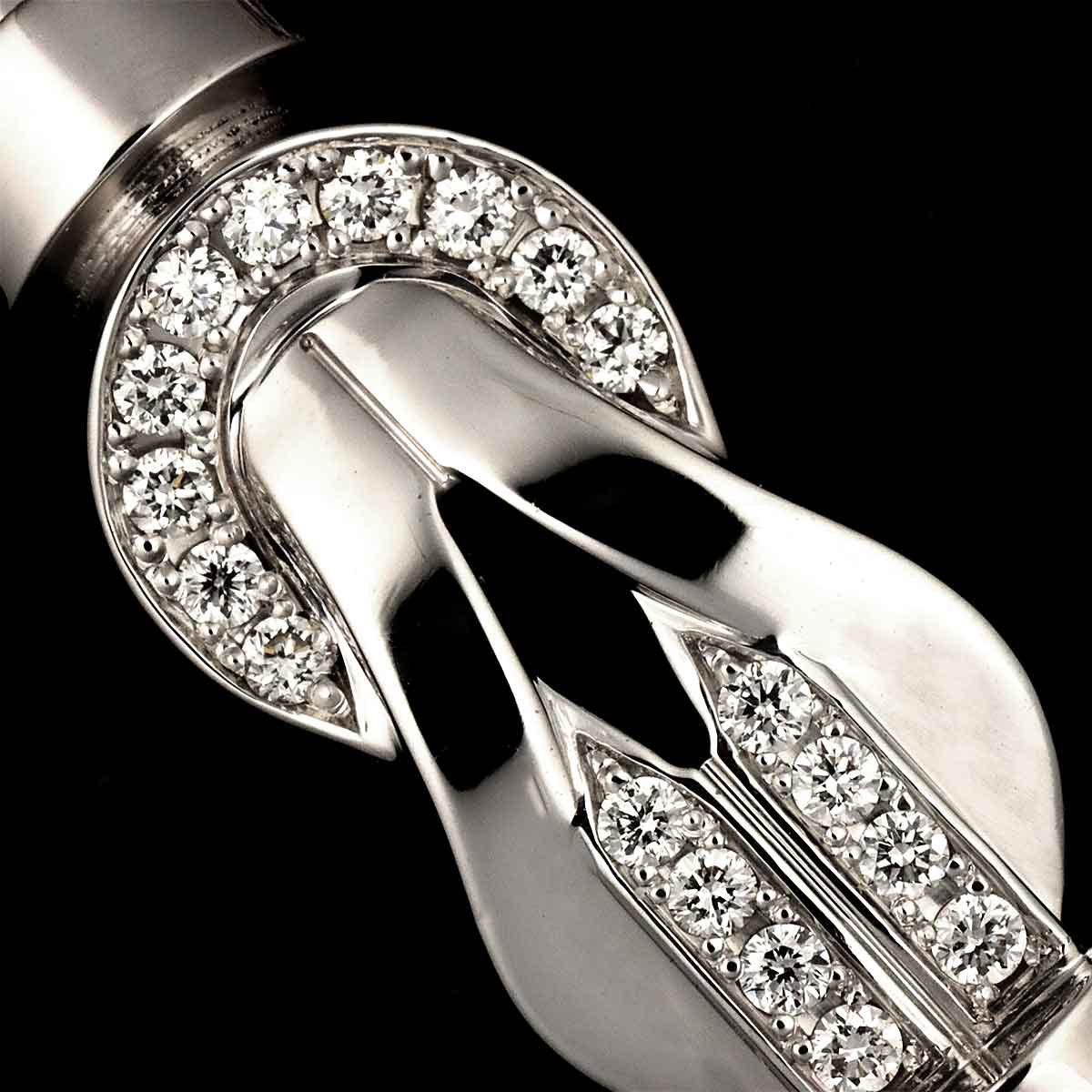 Chance Infini MM Diamond Bracelet 18K White Gold 750 size14
