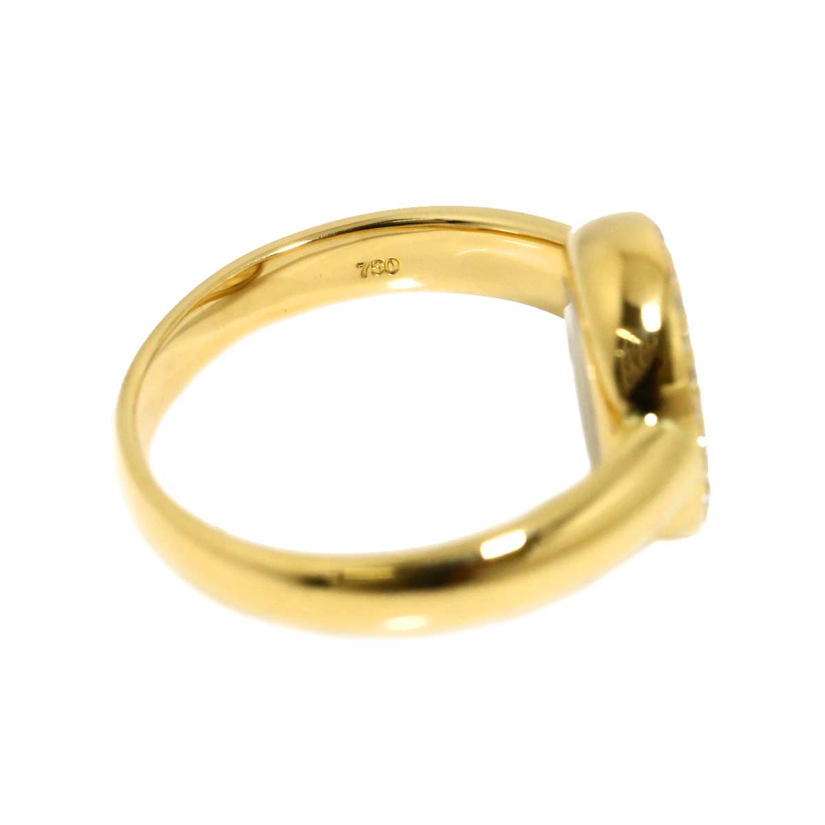 Happy Diamond Diamond Ring 18K YG 750 Size5.25(US)