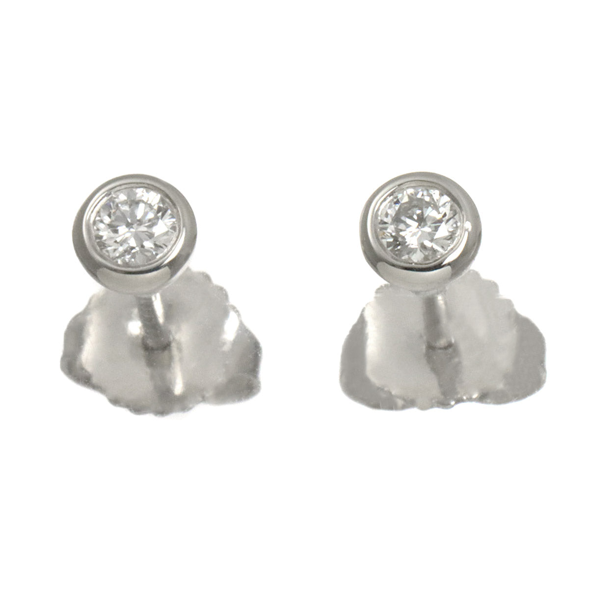 By The Yard Diamond Earrings Pierced Pt