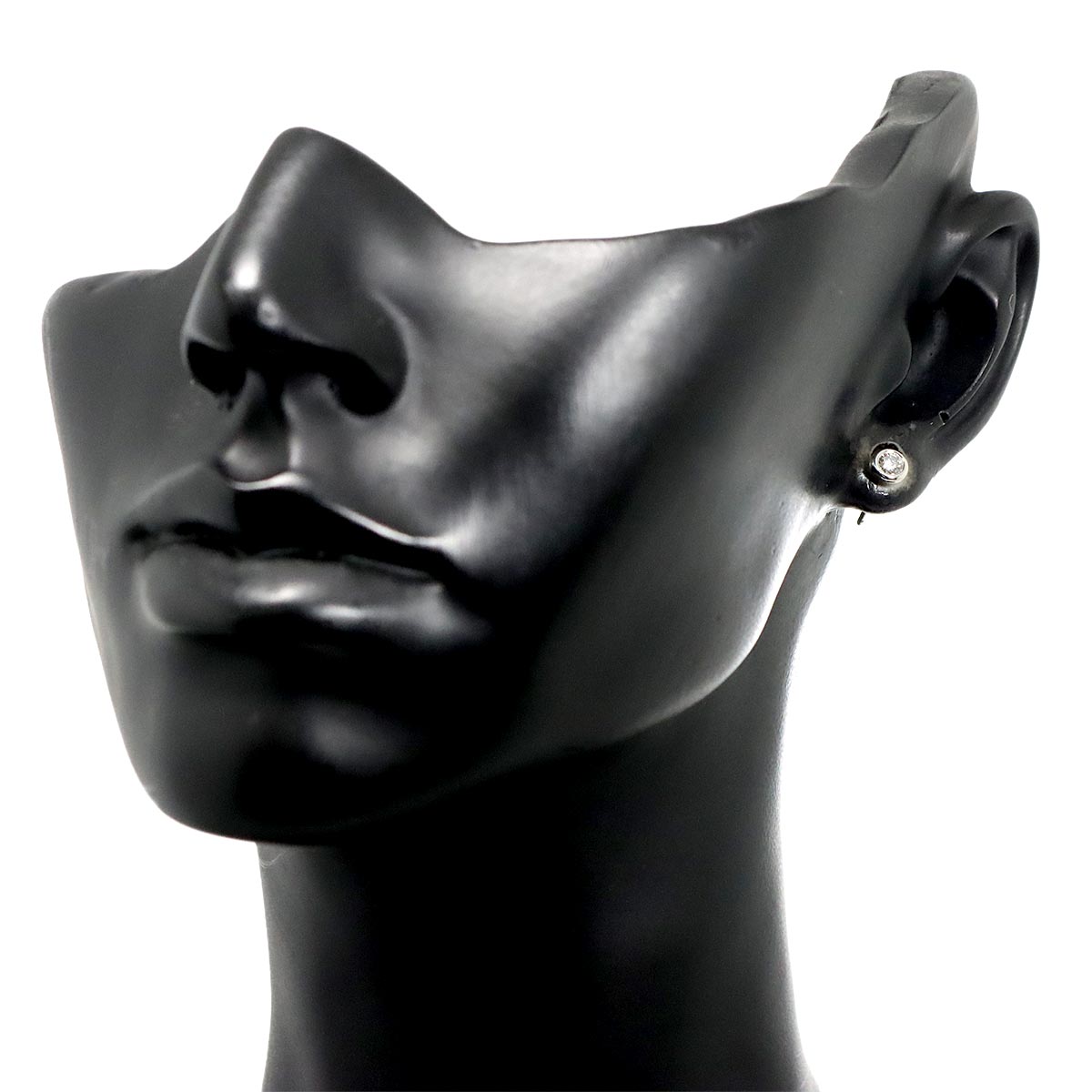 By The Yard Diamond Earrings Pierced Pt