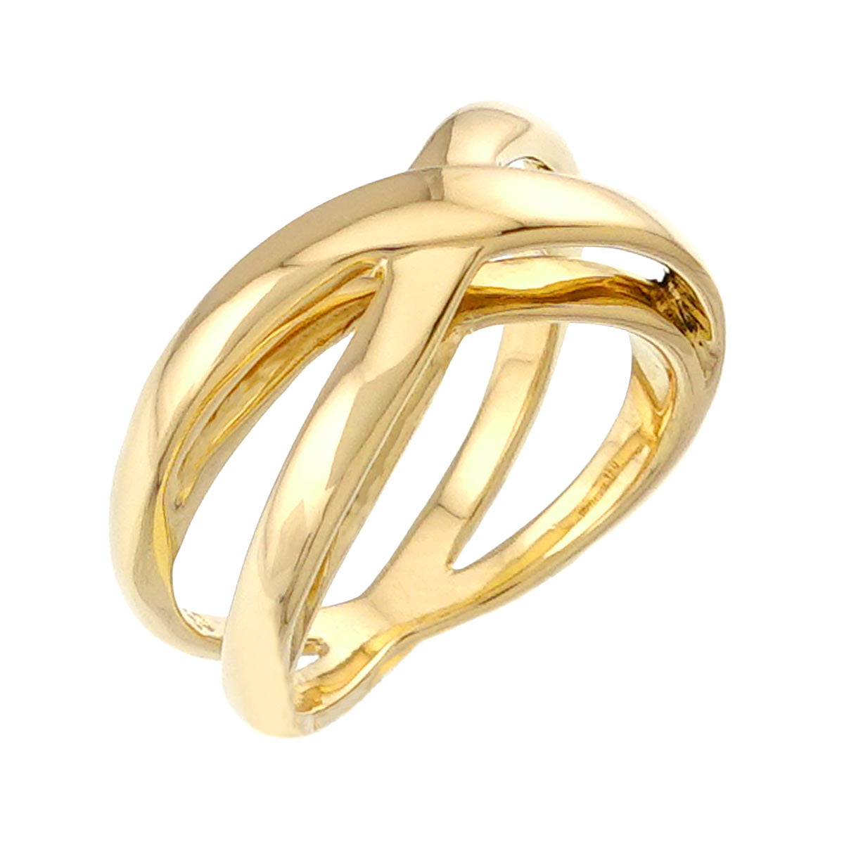 Infinity Ring 18K YG Yellow Gold 750 size5.25(US)