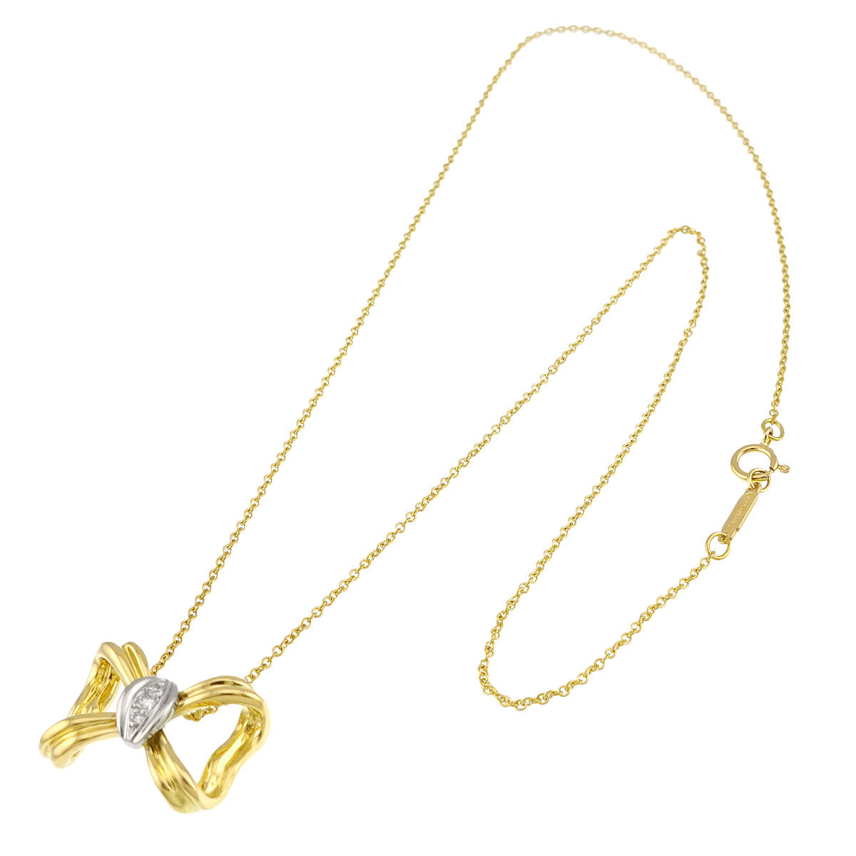 Diamond Necklace K18 YG 750 Pt 90326253