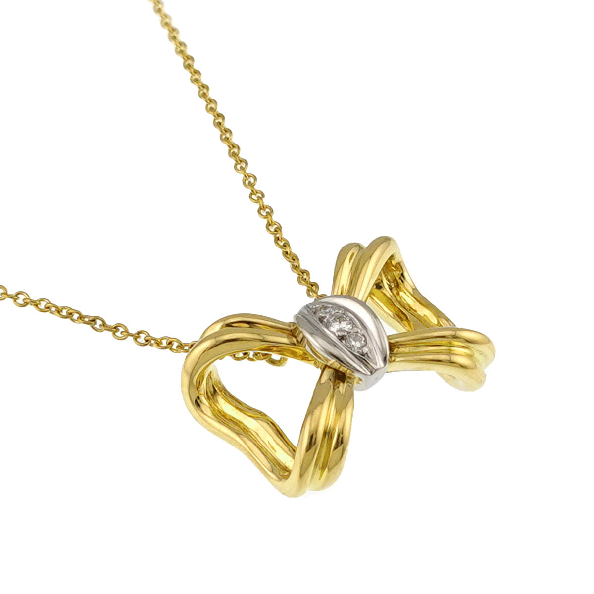 Diamond Necklace K18 YG 750 Pt 90326253