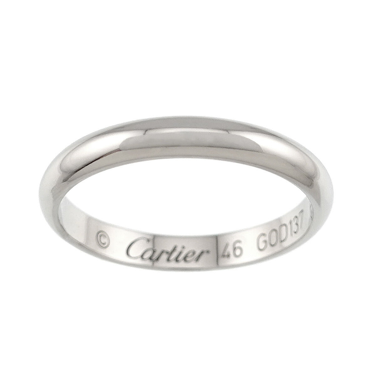Classic Ring Platinum Size46 3.75(US)
