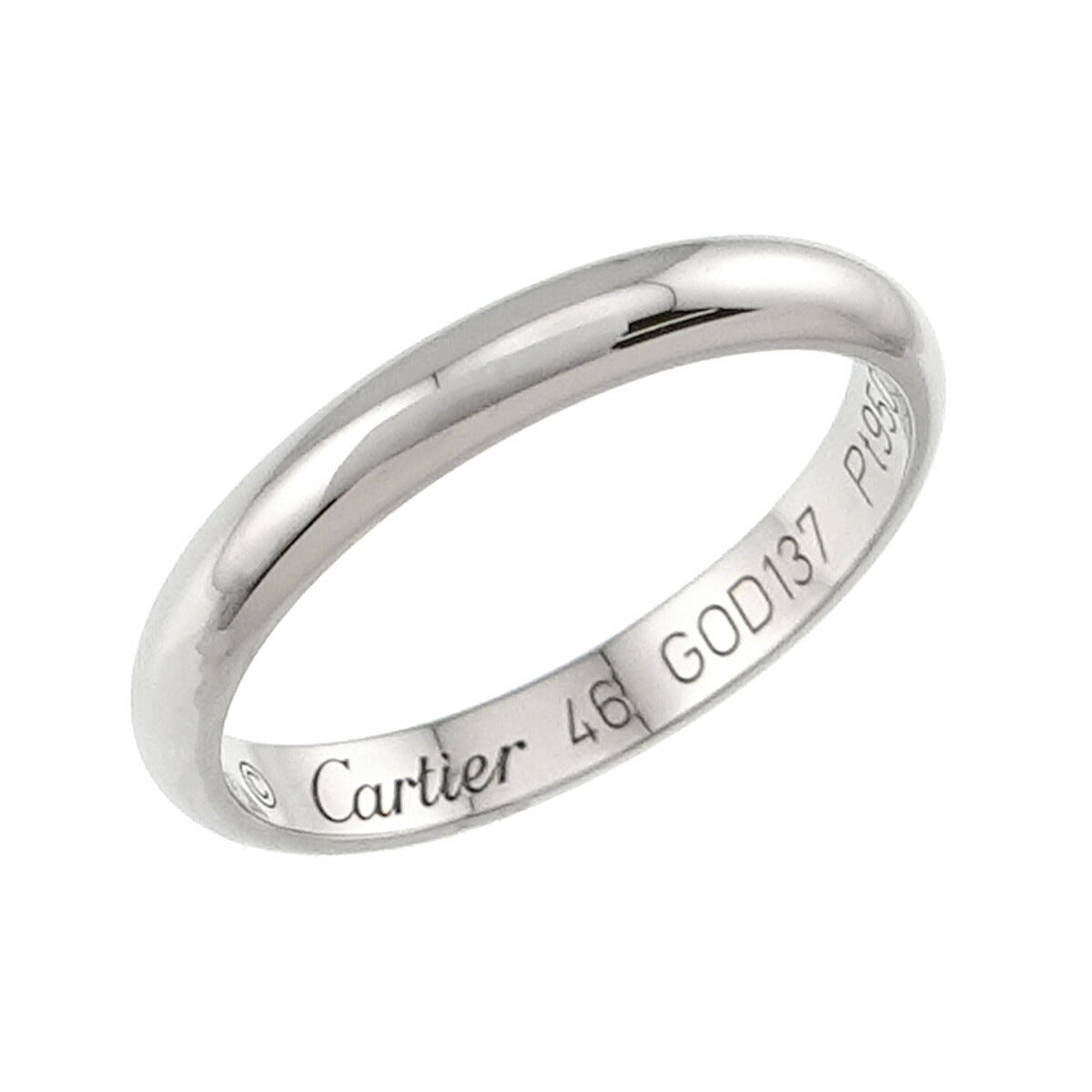 Classic Ring Platinum Size46 3.75(US)