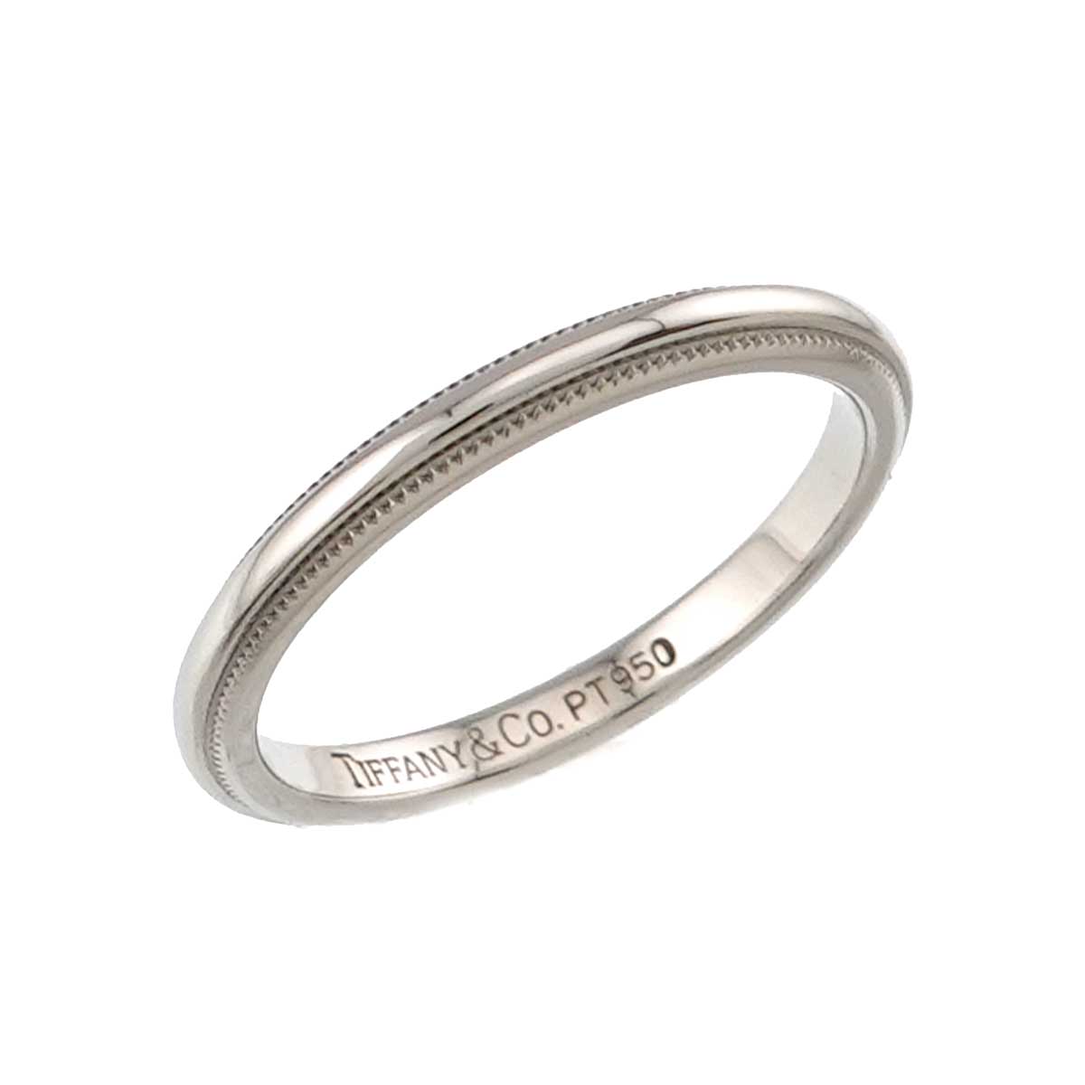 Milgrain Band Ring Pt Platinum Size5.25(US)