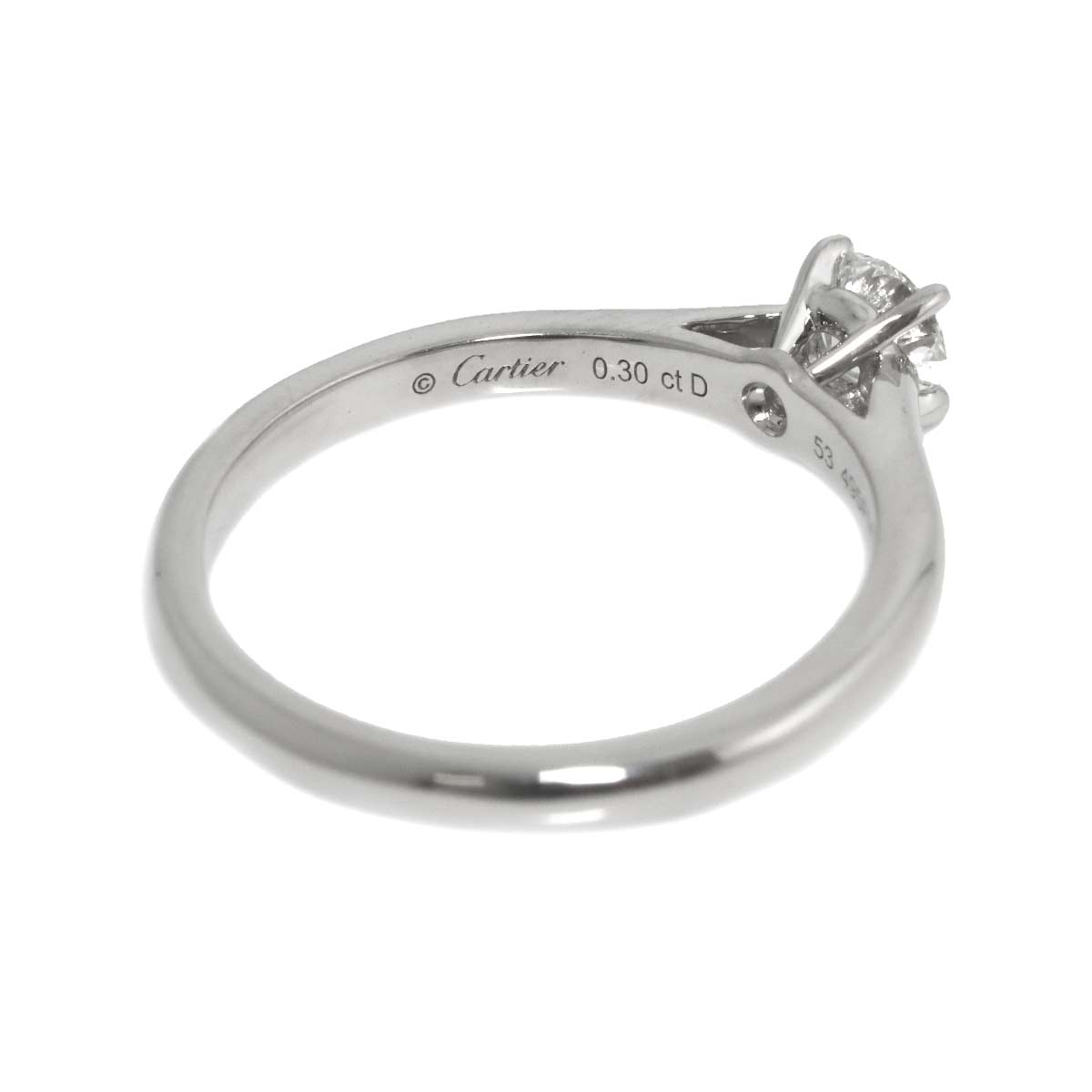 Diamond 0.30ct Ring Pt Platinum Size50 6-6.25(US)