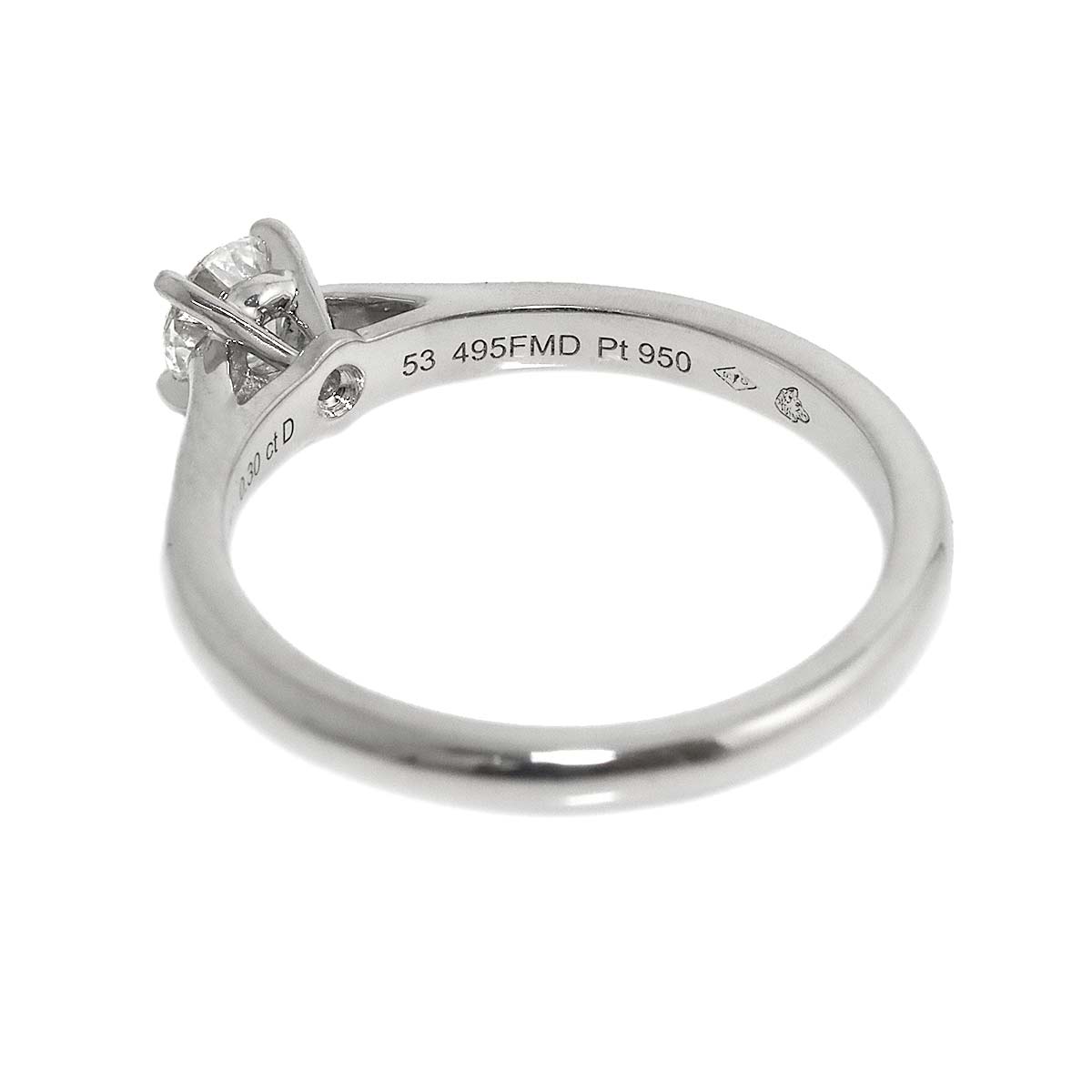 Diamond 0.30ct Ring Pt Platinum Size50 6-6.25(US)