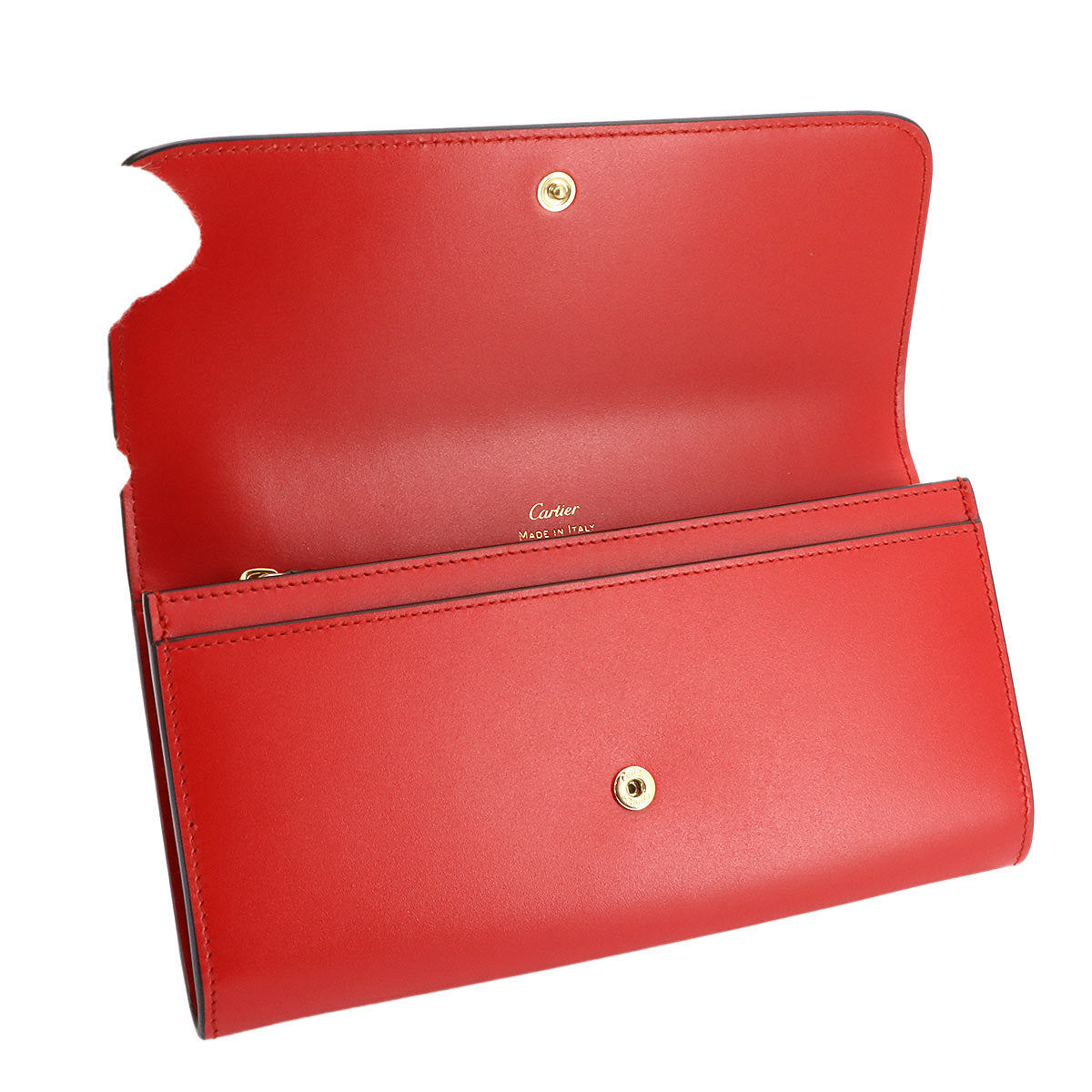 C de cartier Long Wallet Leather Leather CRL3001998 Purse