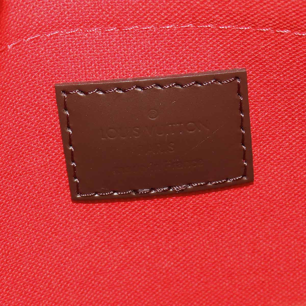 Damier Duomo Shoulder Bag Ebene Brown N41425 Purse