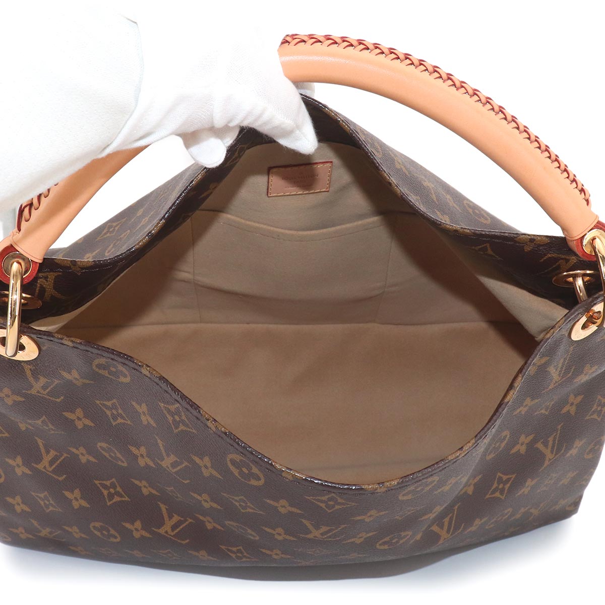 Monogram Artsy MM Shoulder Bag Brown M40249 Purse