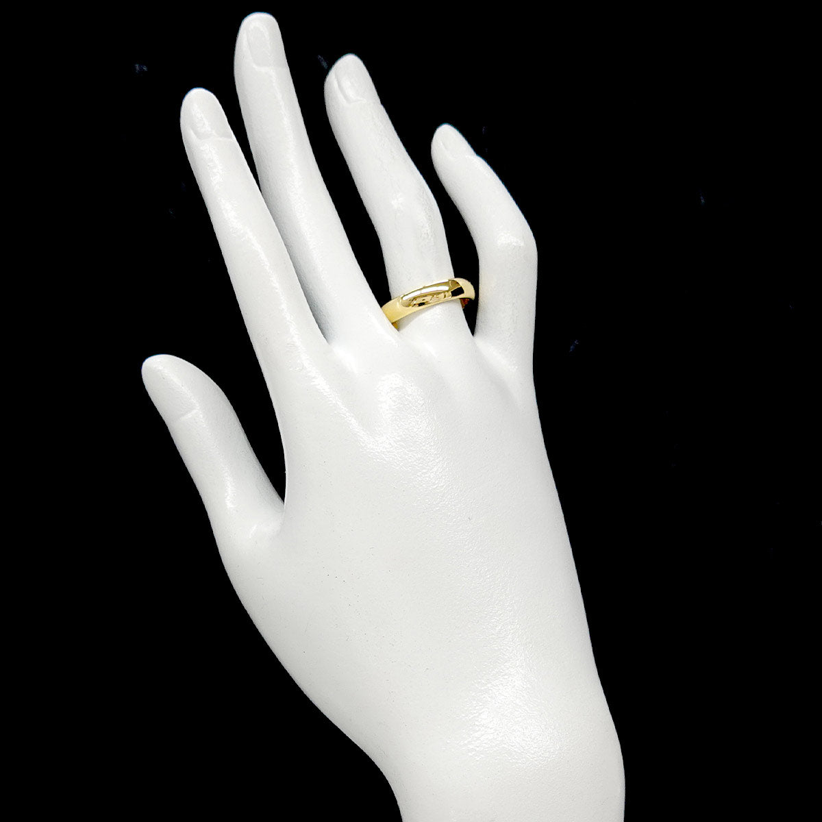 Forever Band Ring 18K Yellow Gold 750 Size7.5(US)