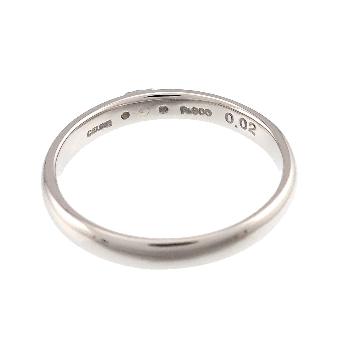 Macadam Diamond 0.02ct Ring Pt size6-6.25(US)