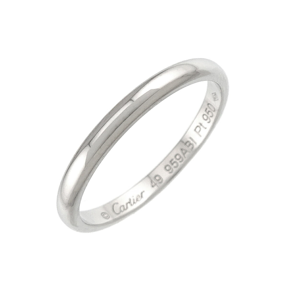 1895 Classic Band Ring Pt Platinum size49 4.75-5(US)