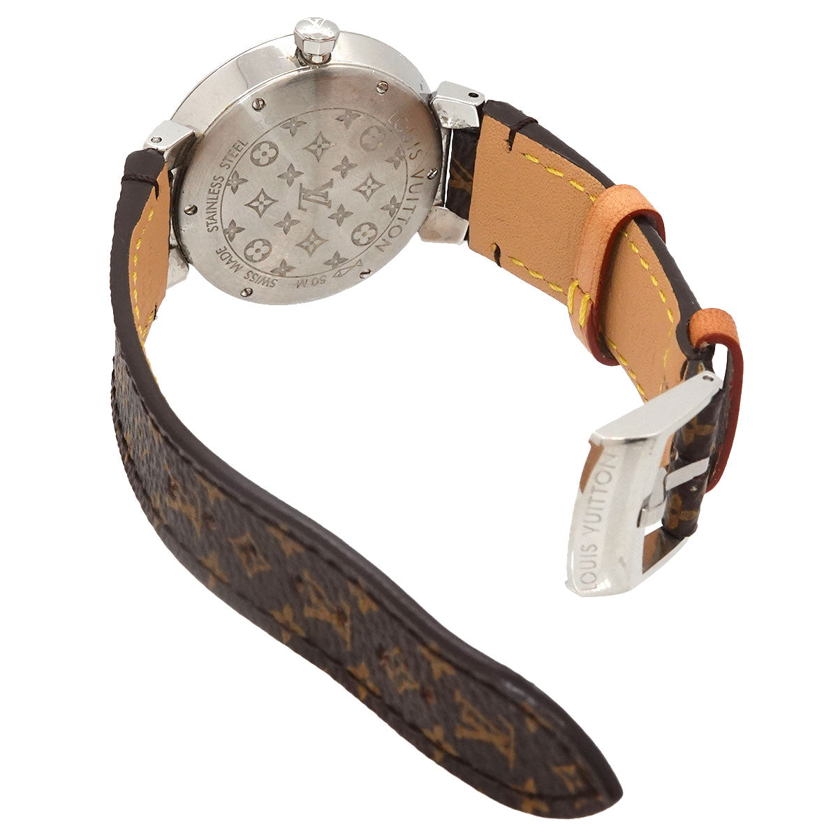 Tambour Monogram Q13MJB 8P Diamond Ladies watch