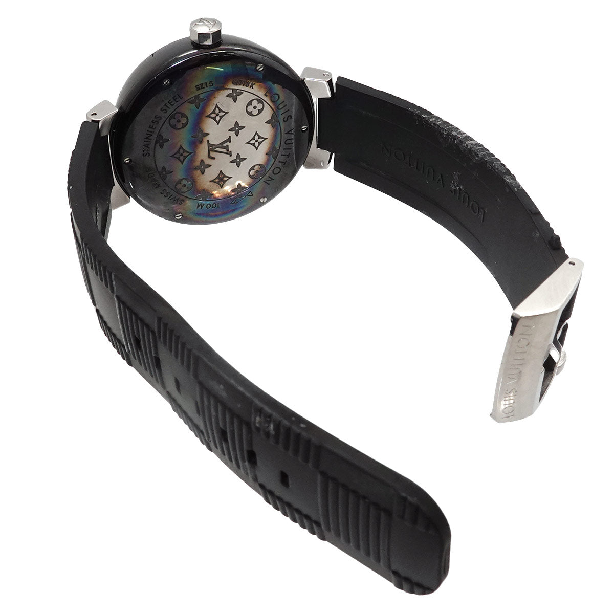 Tambour In Black GMT Q113K Automatic Mens Watch