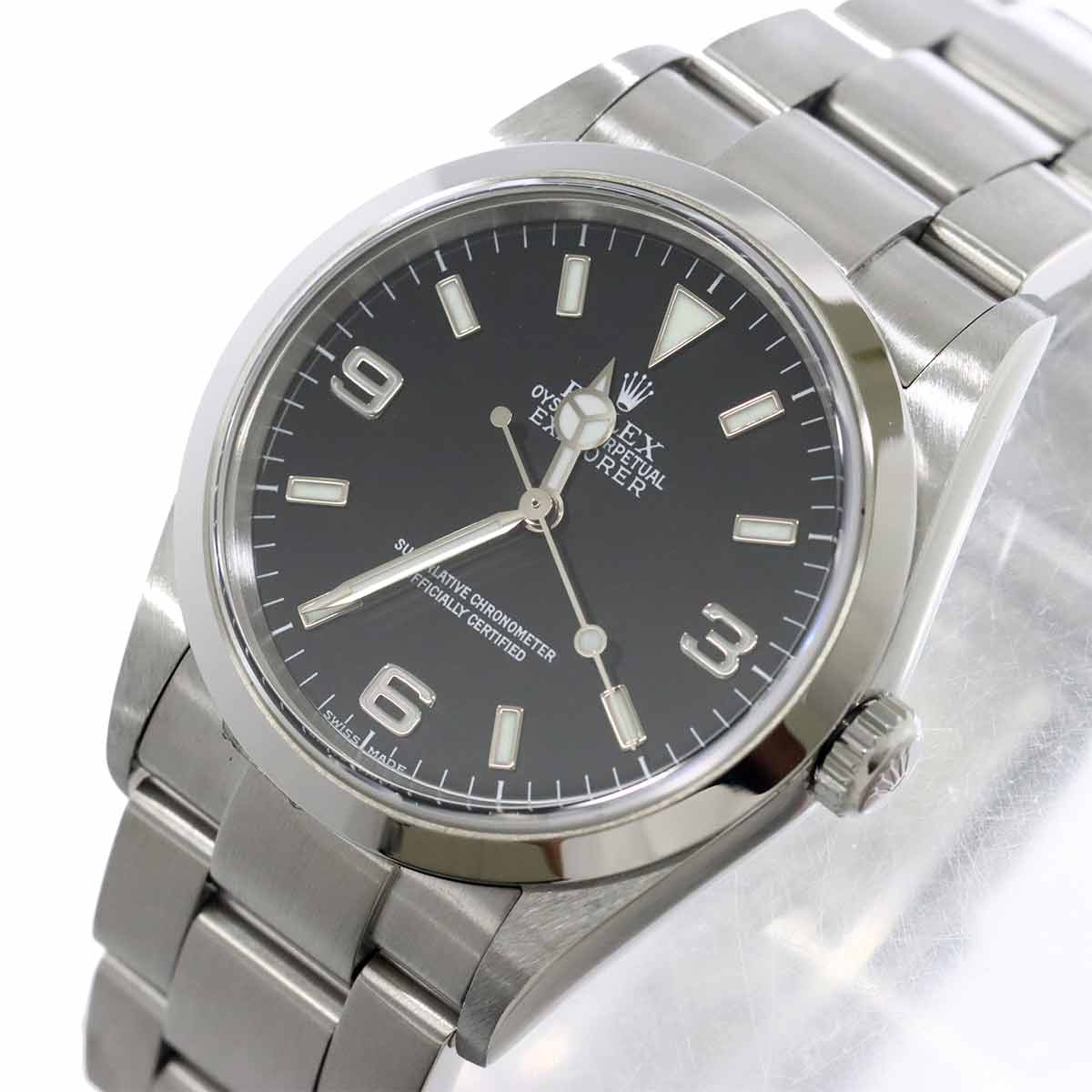 Explorer 1 14270 Serial K Automatic Black Dial Mens Watch