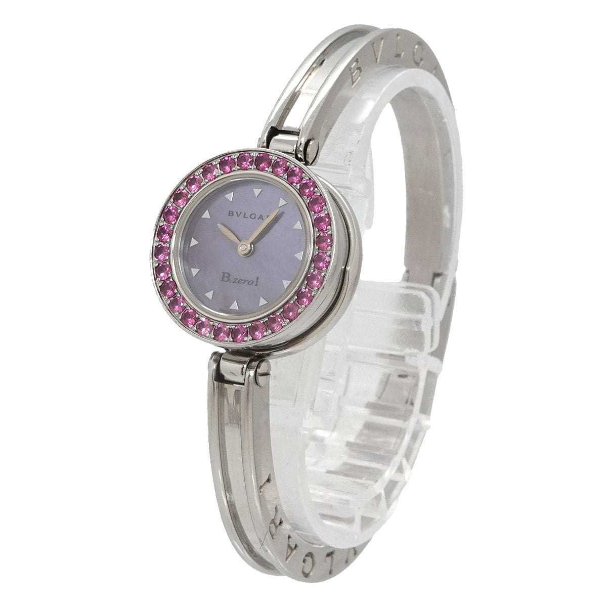 B-Zero1 BZ22S Bangle Watch Quartz purple Shell Dial Ladies
