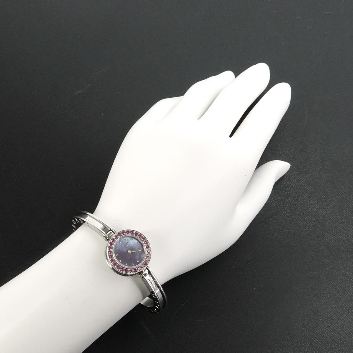 B-Zero1 BZ22S Bangle Watch Quartz purple Shell Dial Ladies
