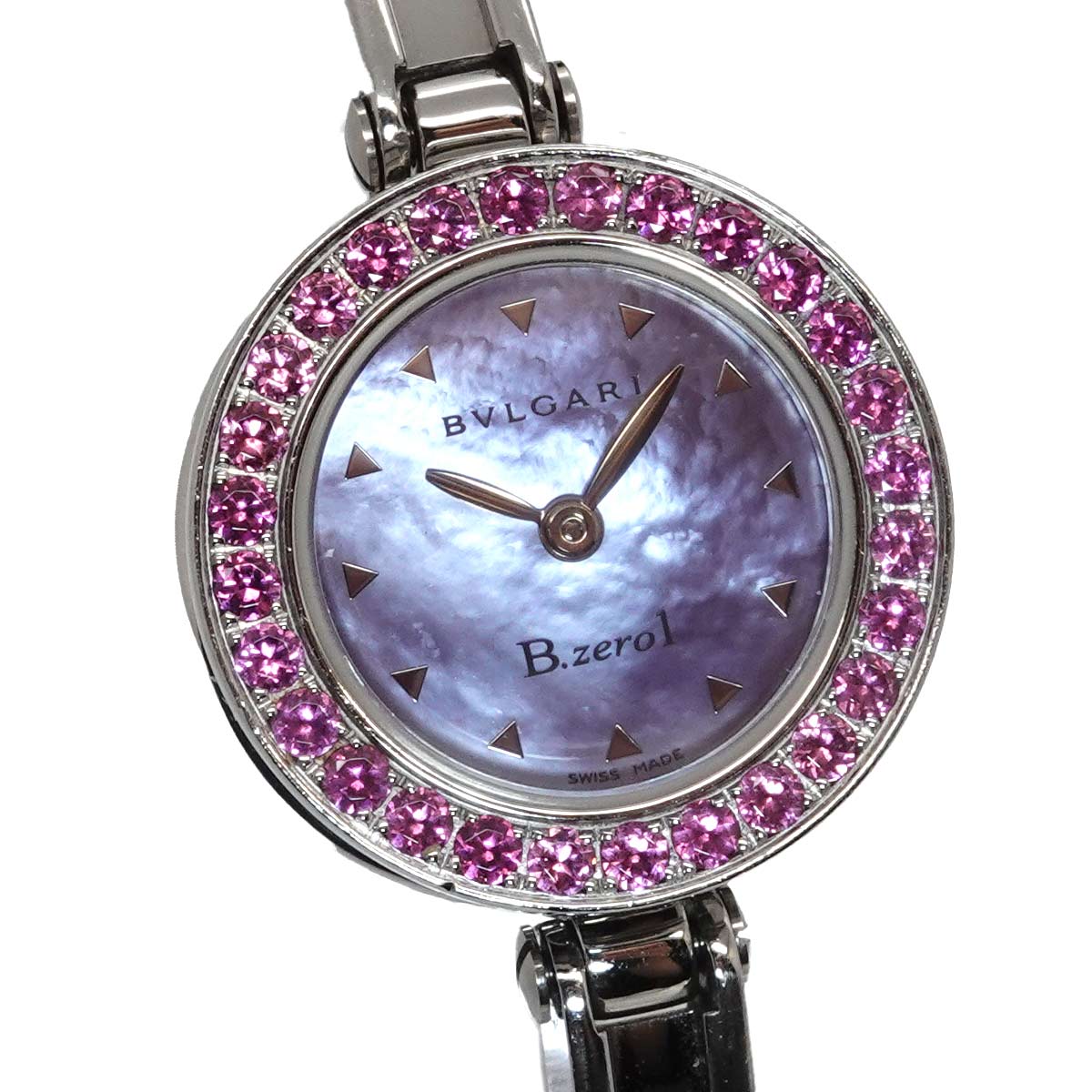 B-Zero1 BZ22S Bangle Watch Quartz purple Shell Dial Ladies