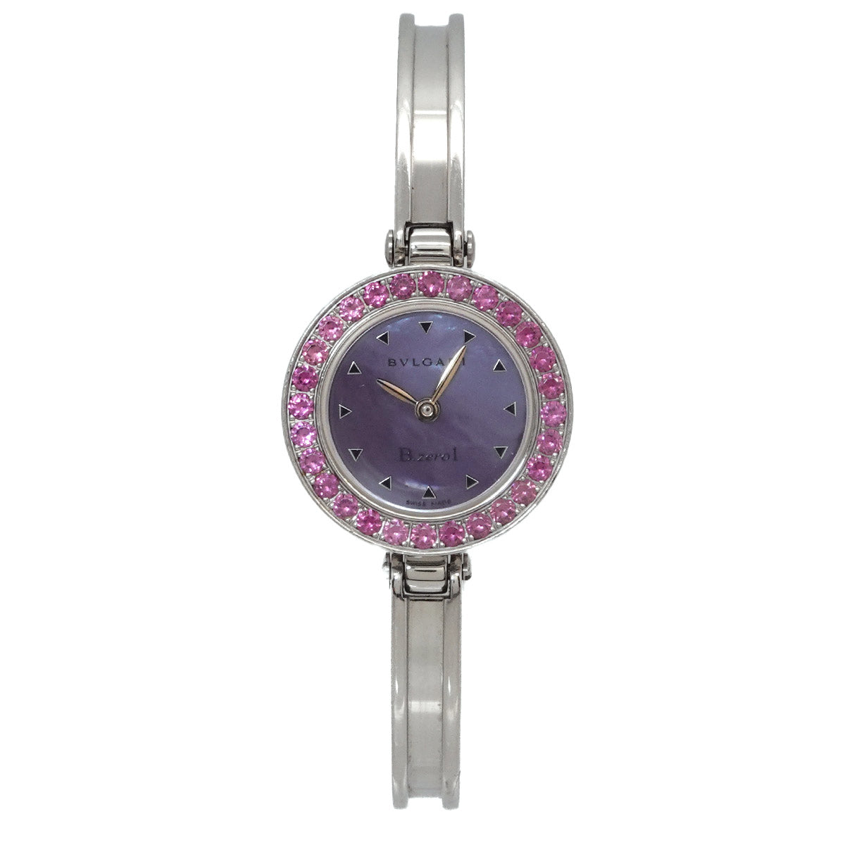 B-Zero1 BZ22S Bangle Watch Quartz purple Shell Dial Ladies