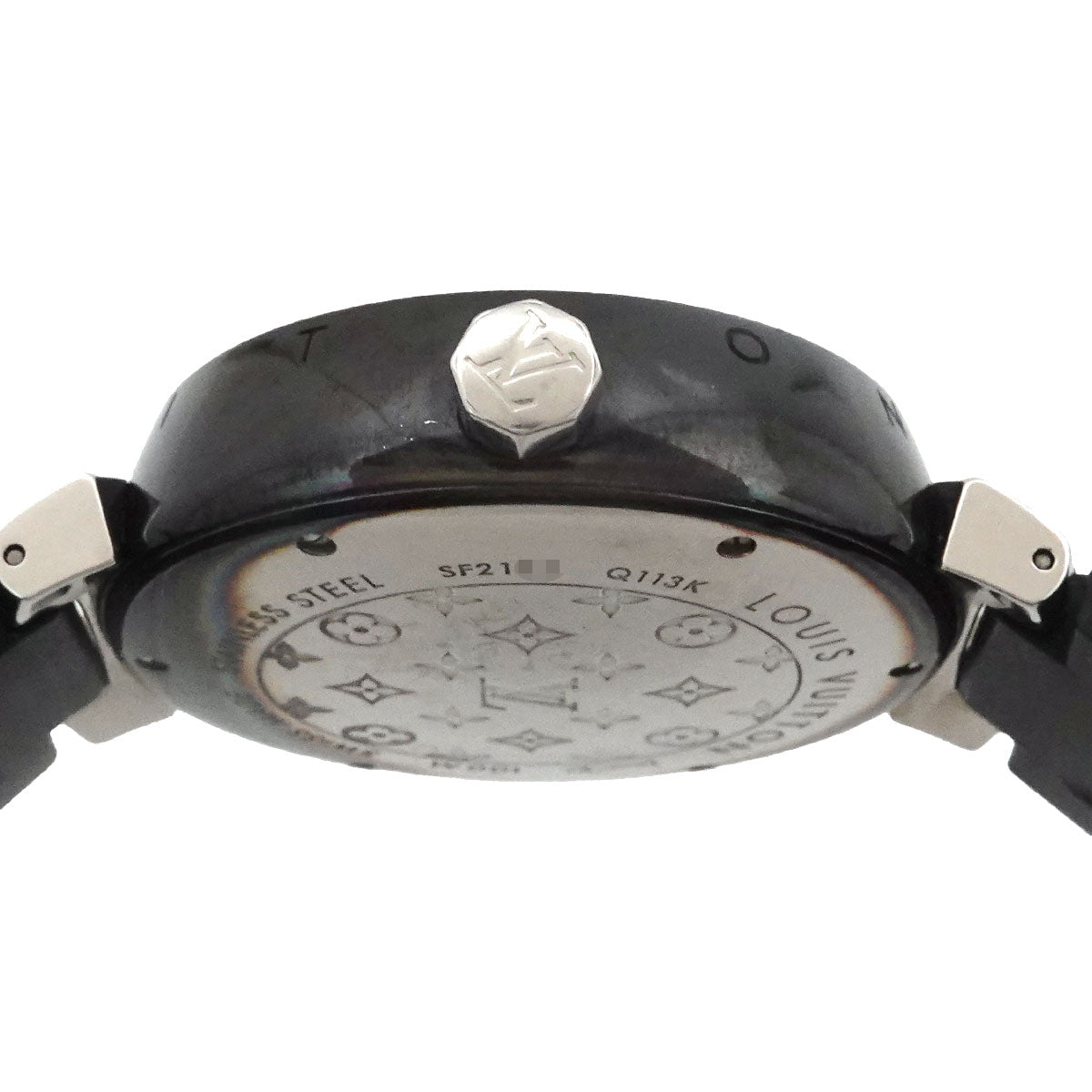 Tambour In Black GMT Q113K Automatic Mens Watch
