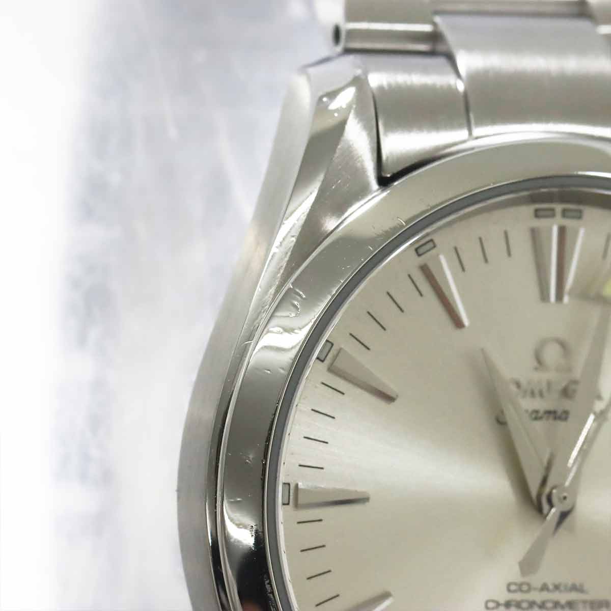 Seamaster Aqua Terra Co-axial 2503 30 Date Silver Dial Mens