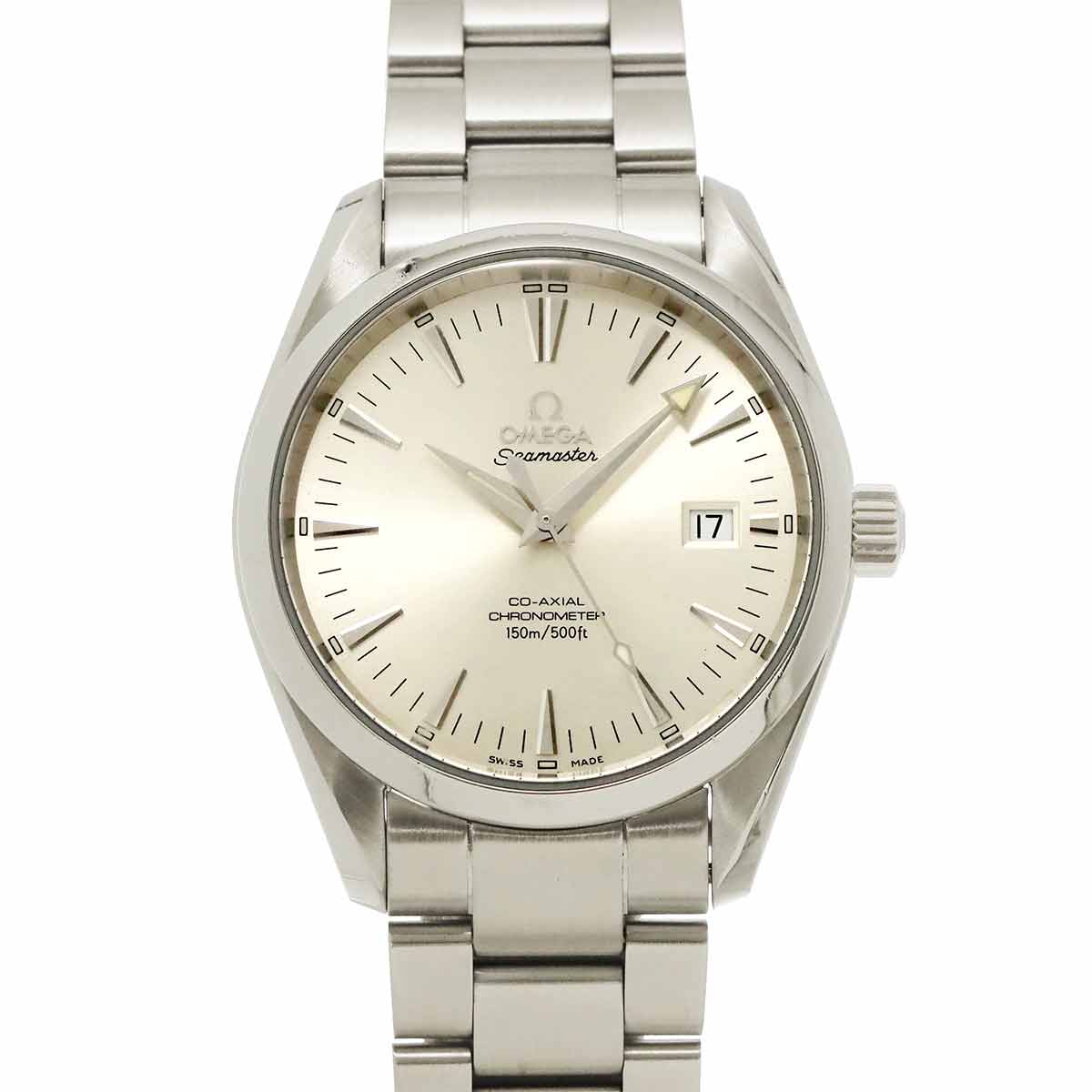 Seamaster Aqua Terra Co-axial 2503 30 Date Silver Dial Mens