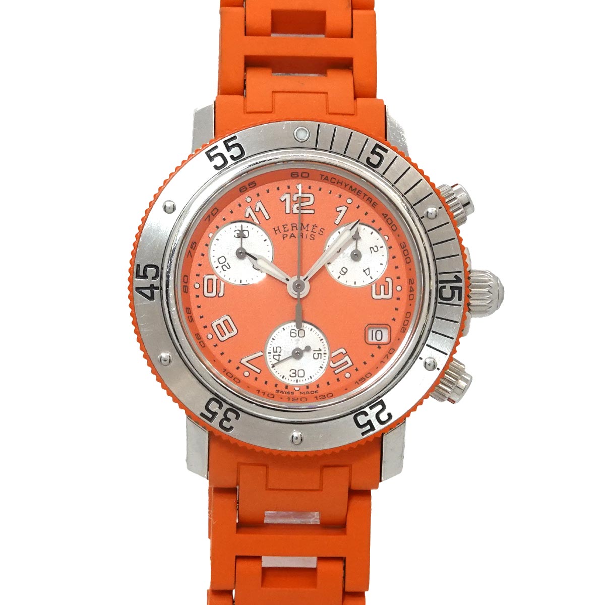 Clipper Diver CL2.316 Quartz Date Orange Dial Ladies Watch