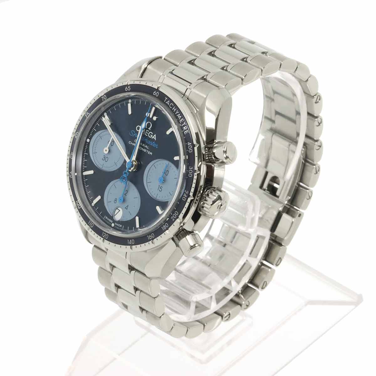 Speedmaster Orbis 38 324.30.38.50.03.002 Navy Dial Teddy bear