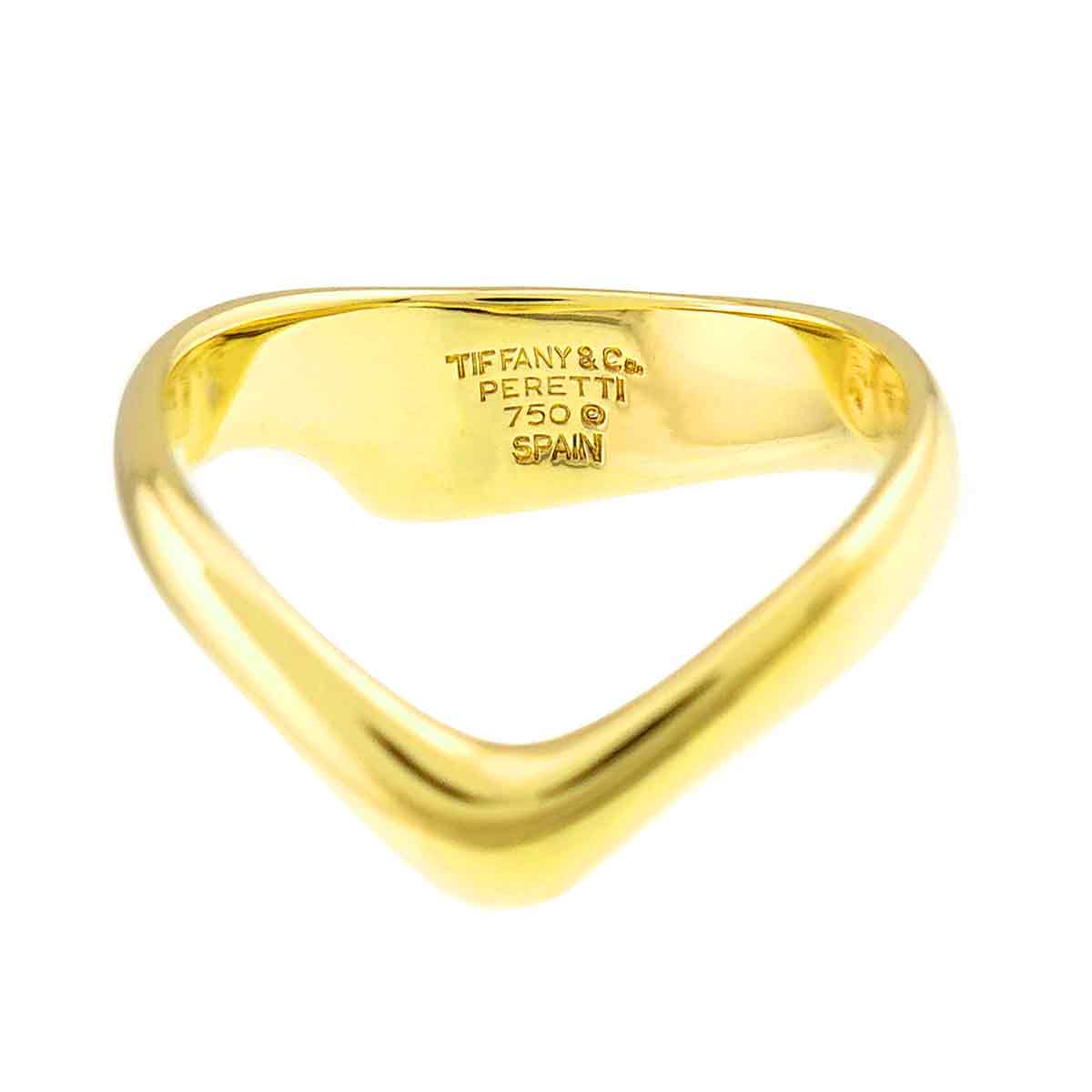Open Heart Ring 18K YG 750 Size4.75-5(US)