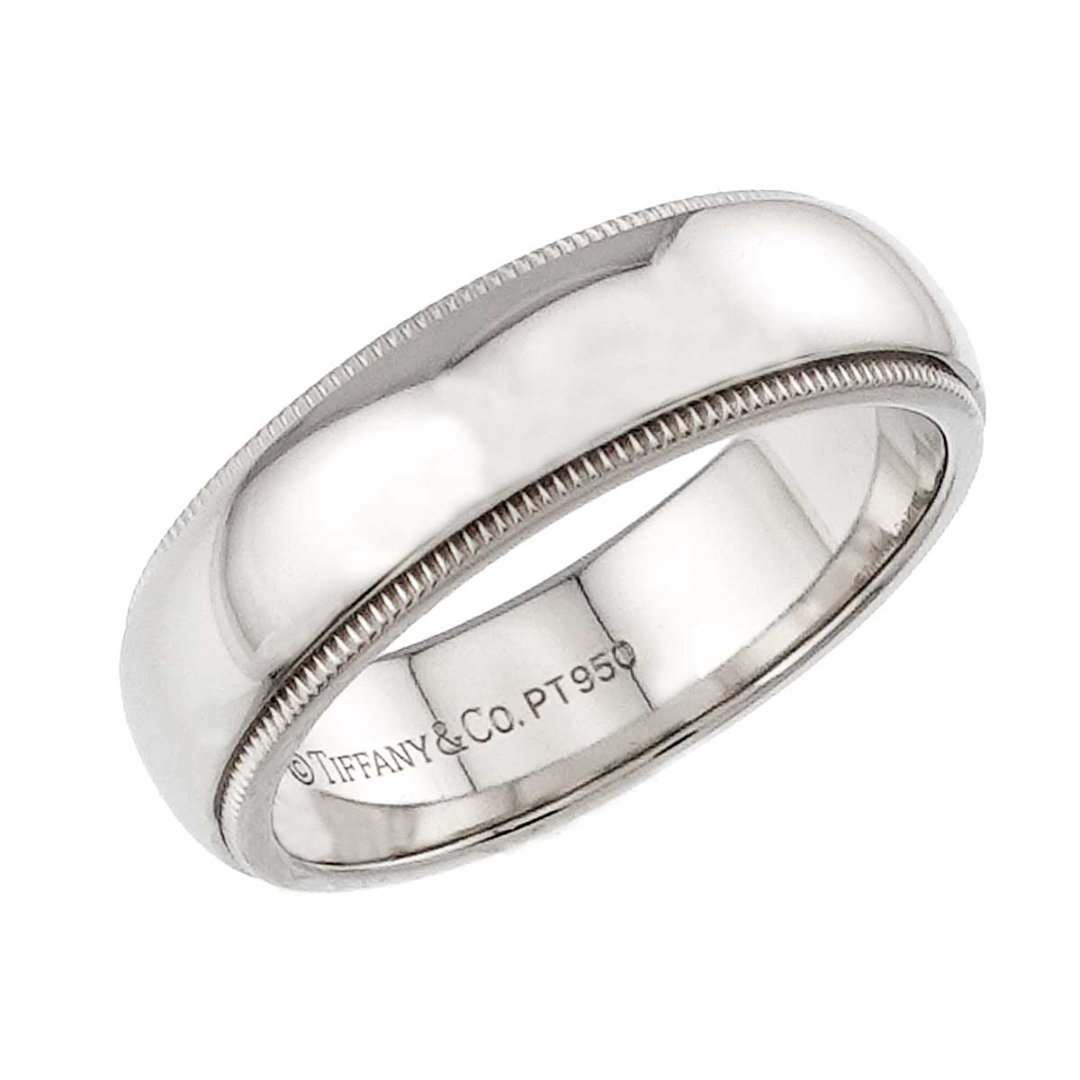 Milgrain Band Ring Pt Platinum Size8-8.25(US)