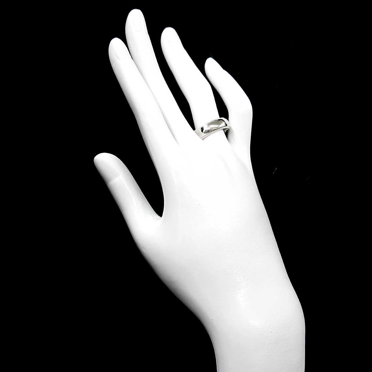 Milgrain Band Ring Pt Platinum Size8-8.25(US)