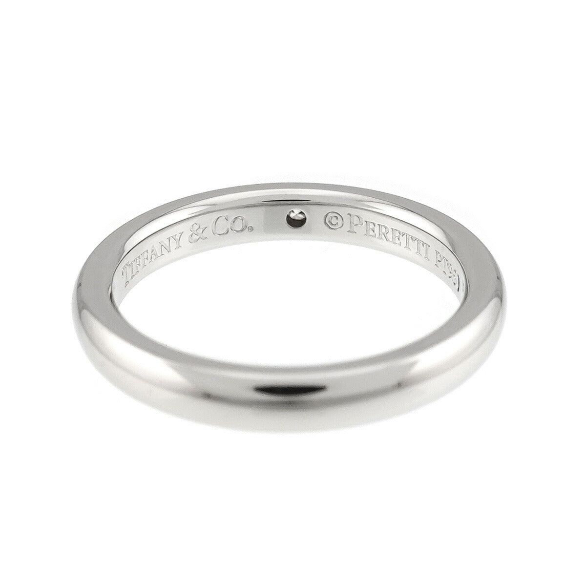 Stacking Band Ring Diamond 1P Platinum Size4.5(US)