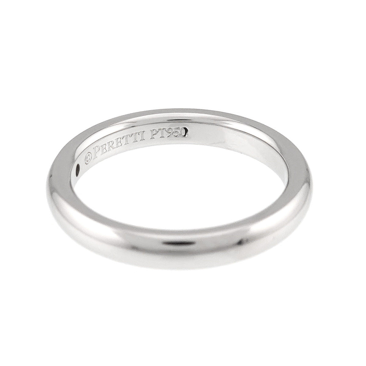 Stacking Band Ring Diamond 1P Platinum Size4.5(US)