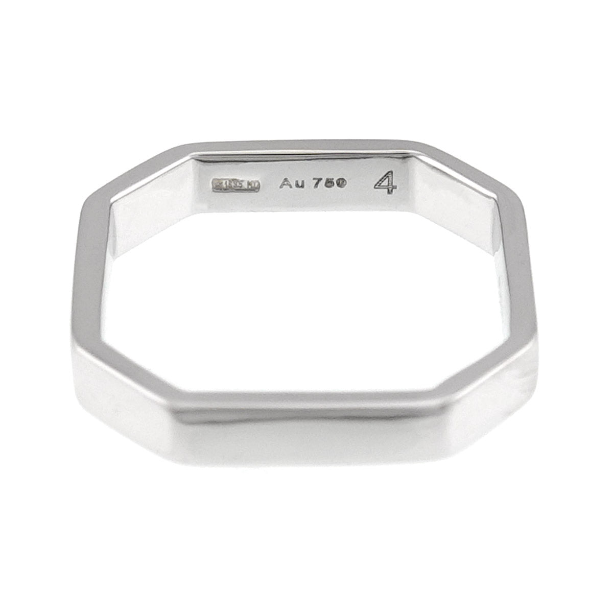 Ring 18K WG 750 size4 3.25(US)