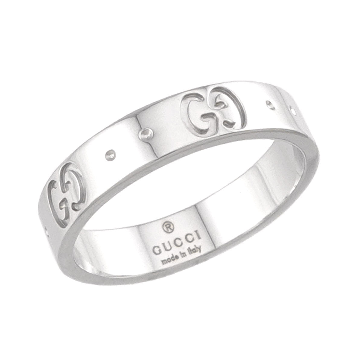 Icon Ring 18K WG White Gold 750 Size10 5-5.25(US)
