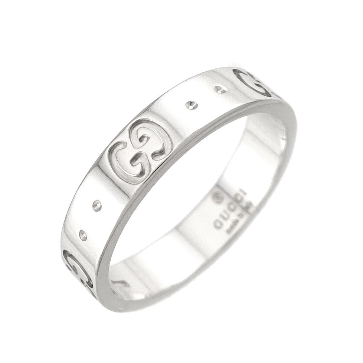 Icon Ring 18K WG White Gold 750 Size10 5-5.25(US)