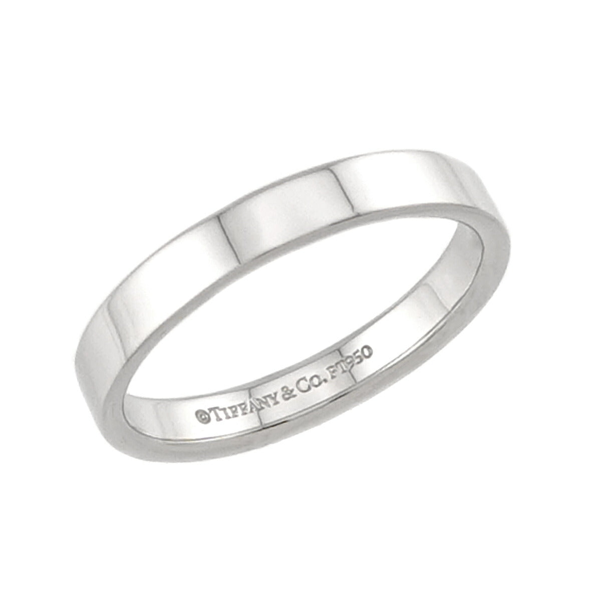 Band Ring Pt Platinum size6.75(US)