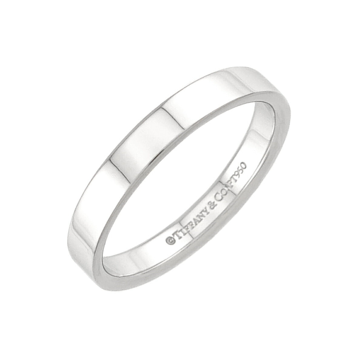Band Ring Pt Platinum size6.75(US)
