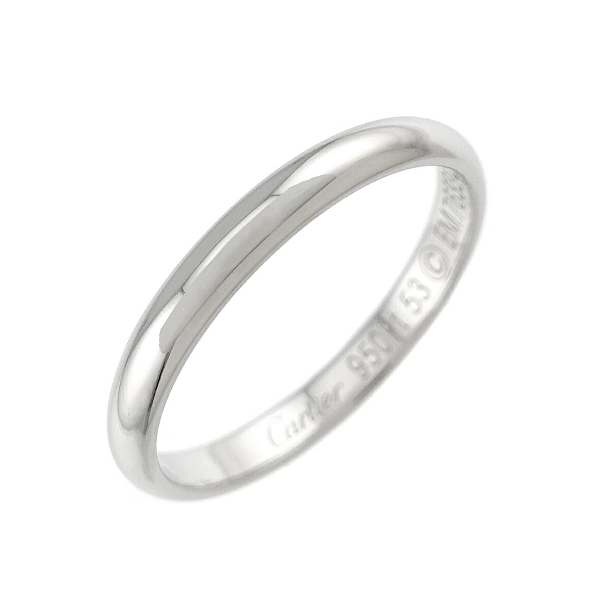 Classic Ring Platinum Size53 6.25-6.5(US)
