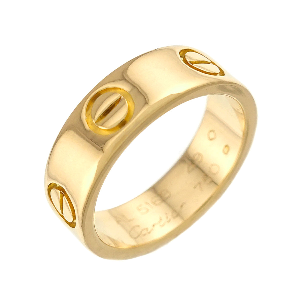 Love Ring 18K Yellow Gold 750 size49　4.75-5(US)