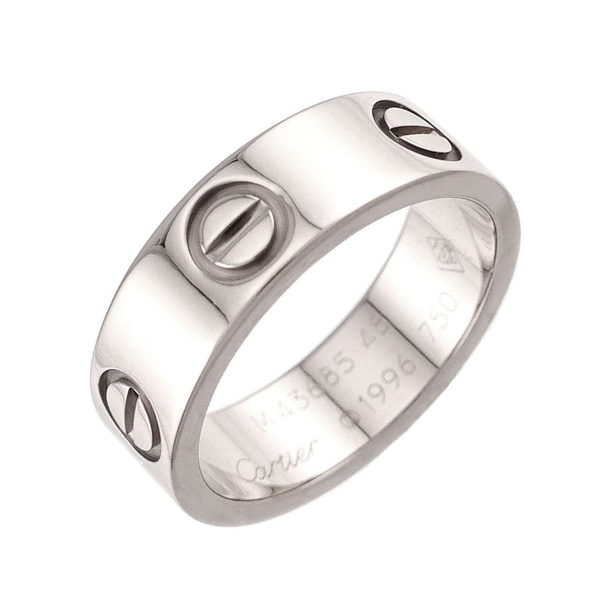 Love Classic Ring 18K White Gold 750 size48 4(US)