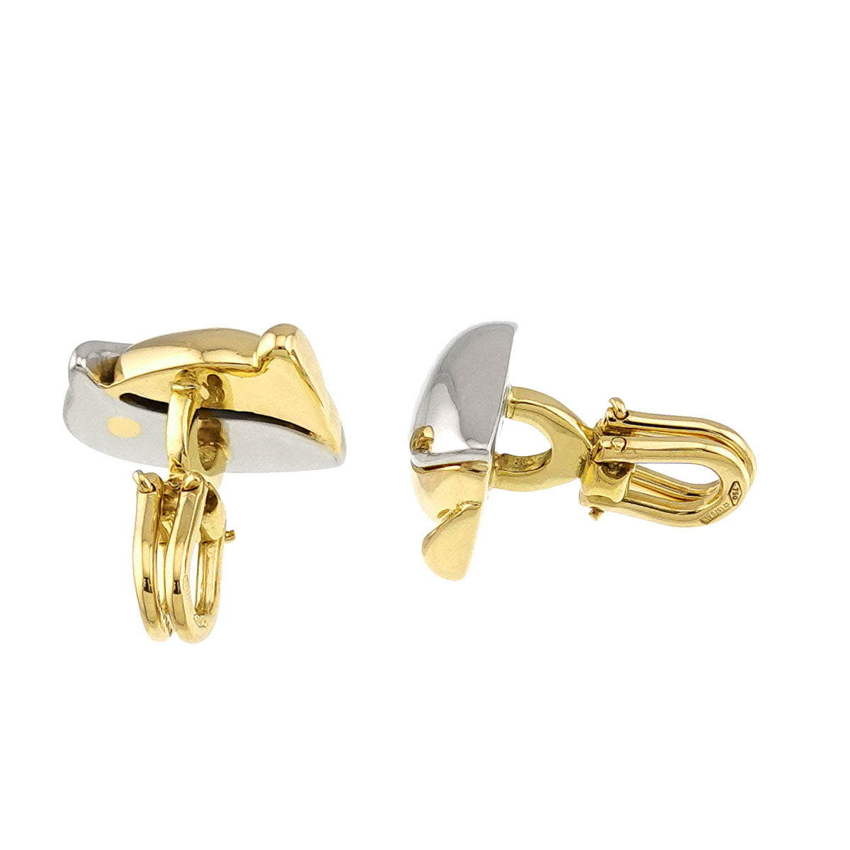 K18 Yellow White Gold 750