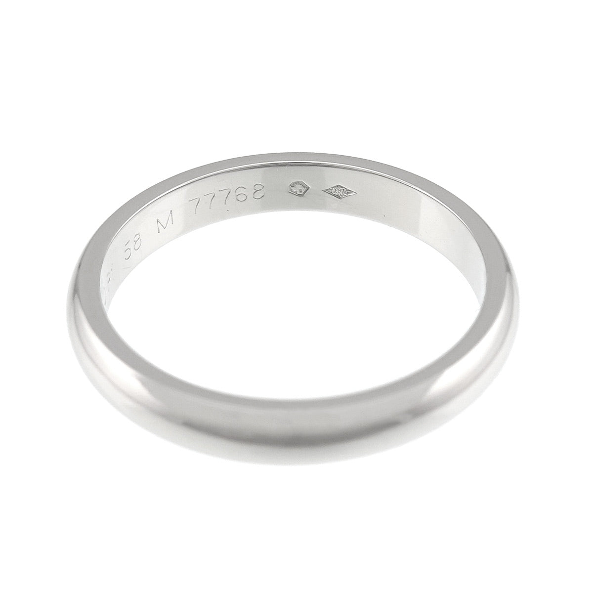 1895 Classic Band Ring Platinum Size58 8.25(US)