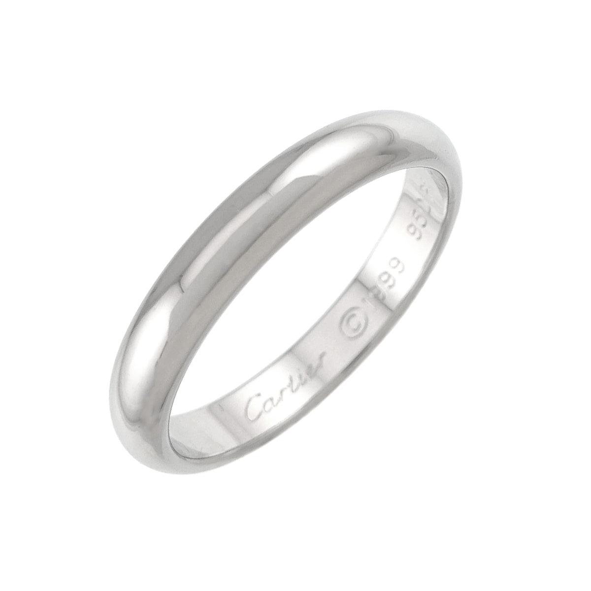 1895 Classic Band Ring Platinum Size58 8.25(US)